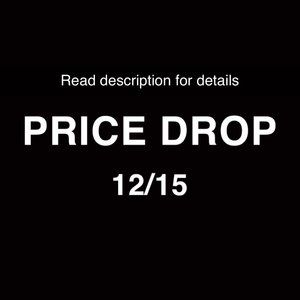 Price Drop December 15, 2020